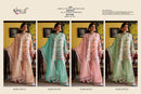 Rinaz Fashion Design No 1874 Cambric Cotton Embroidered Suit
