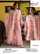 Rinaz Fashion Design No 1874 Cambric Cotton Embroidered Suit