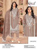 Rinaz Fashion Design No 1875 Readymade Embroidered Suit