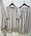 Bilqis B 263 Chinon Heavy Beads Embroidered Work Suits