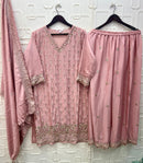 Bilqis B 263 Chinon Heavy Beads Embroidered Work Suits