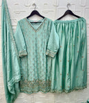 Bilqis B 263 Chinon Heavy Beads Embroidered Work Suits